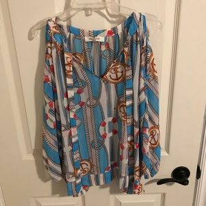 Peekaboo Exposed Shoulder Top
